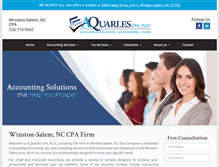 Tablet Screenshot of larryodellcpa.com